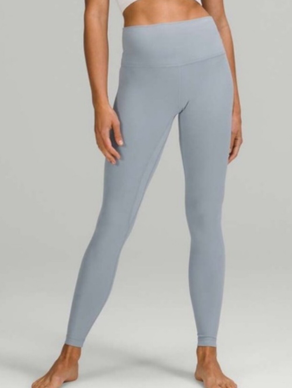 Lululemon Wunder Train Contour Fit High Rise 25" Gray Size 6